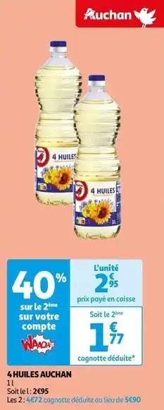 Auchan - 4 huile