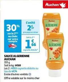 Auchan - sauce algerinne