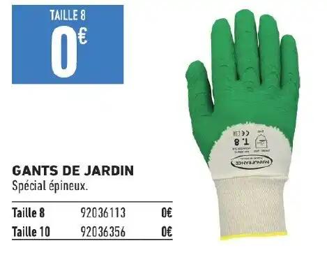GANTS DE JARDIN