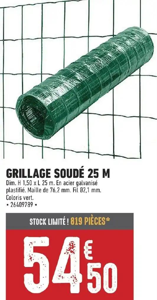 GRILLAGE SOUDÉ 25 M