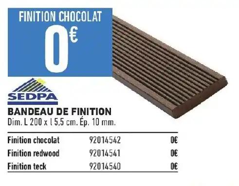 BANDEAU DE FINITION