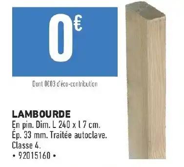 LAMBOURDE