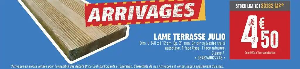 LAME TERRASSE JULIO