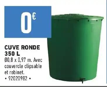 CUVE RONDE 350 L