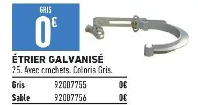 ÉTRIER GALVANISÉ