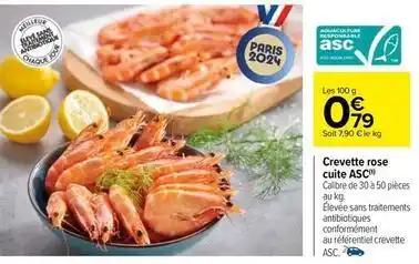 Crevettes cuites
