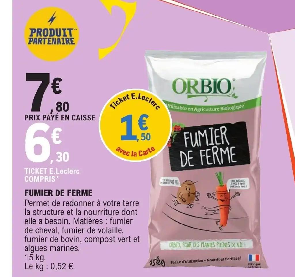 FUMIER DE FERME