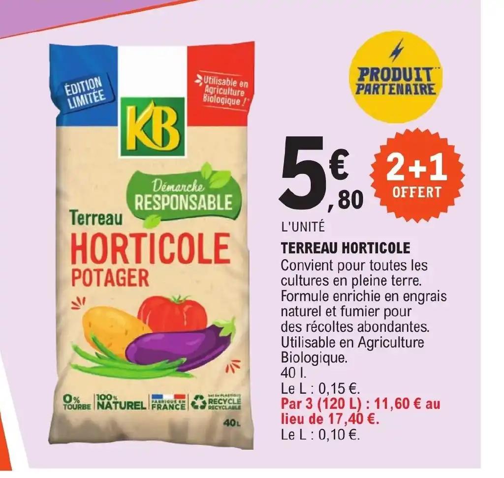 TERREAU HORTICOLE