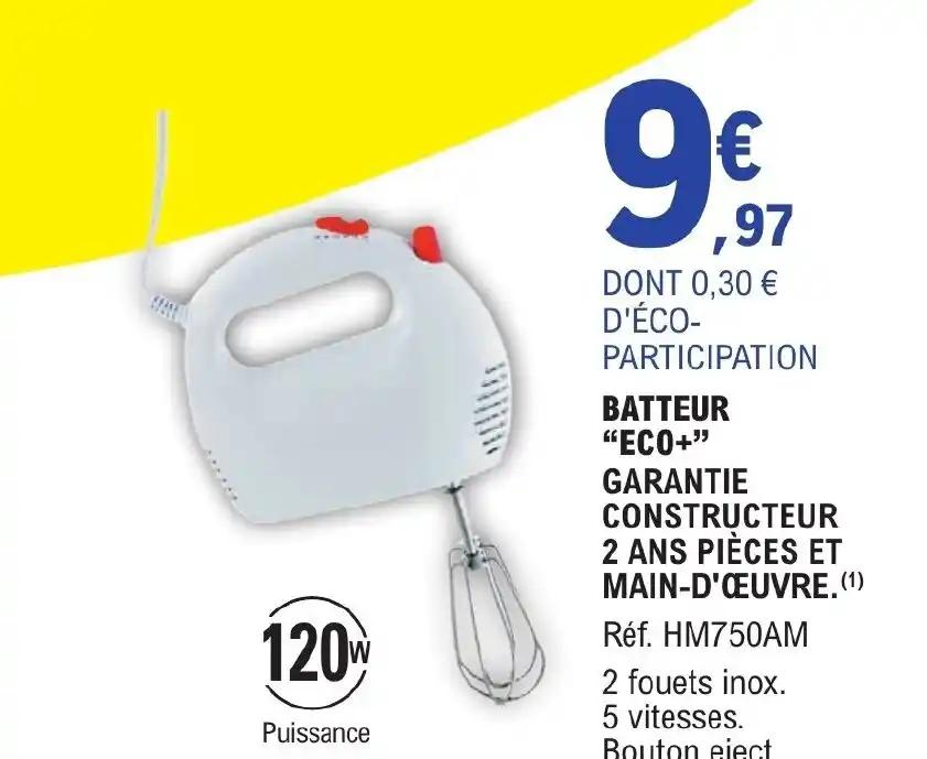BATTEUR "ECO+" GARANTIE