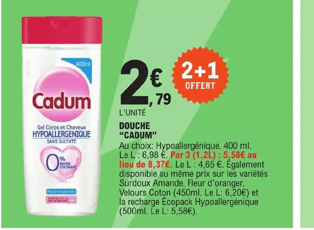 DOUCHE "CADUM"
