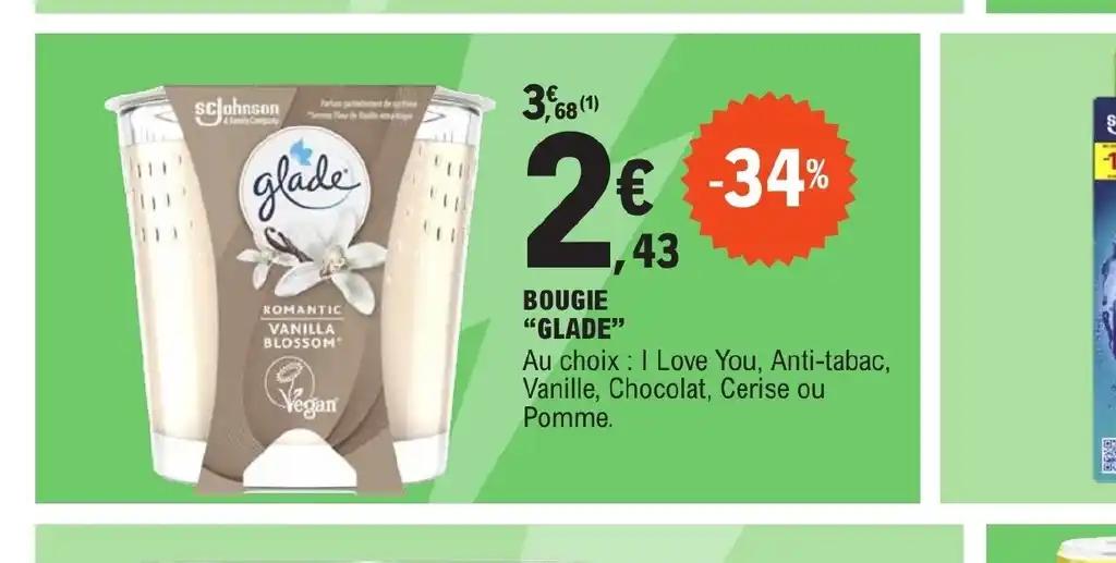 BOUGIE "GLADE"