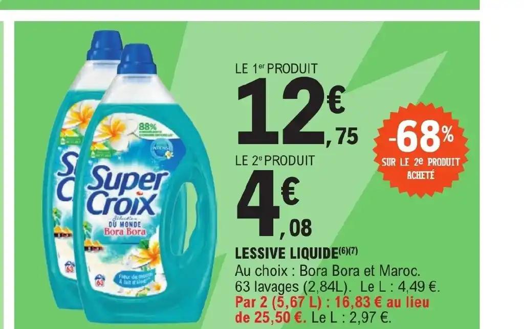 LESSIVE LIQUIDE(6)(7)