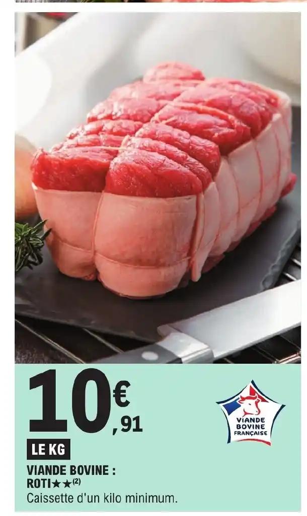VIANDE BOVINE :