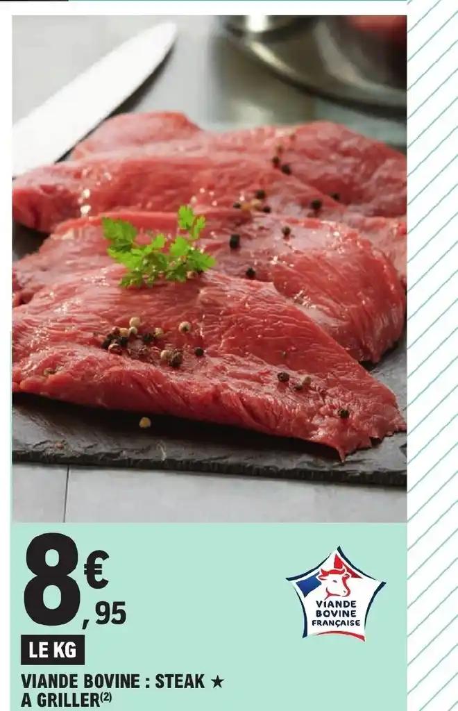 VIANDE BOVINE : STEAK ✶