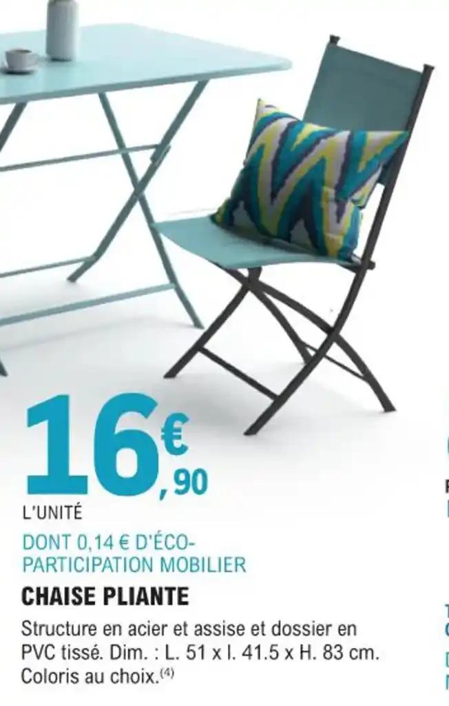CHAISE PLIANTE