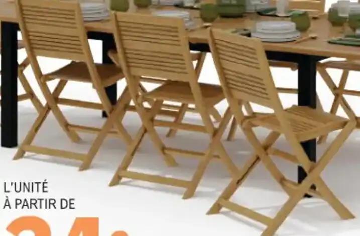 CHAISE PLIANTE