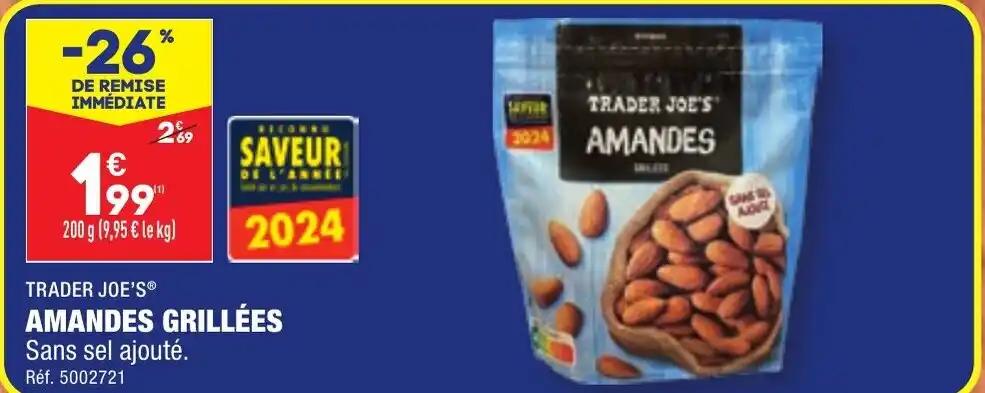 AMANDES GRILLÉES