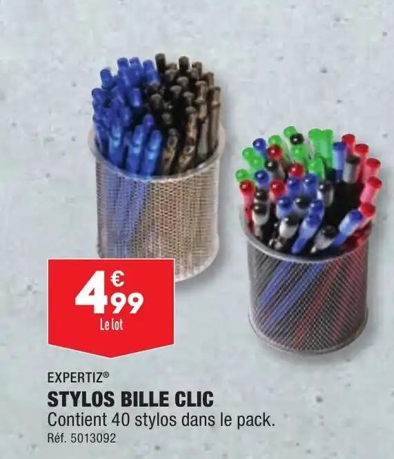 STYLOS BILLE CLIC