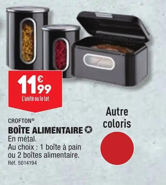 BOÎTE ALIMENTAIRE✪