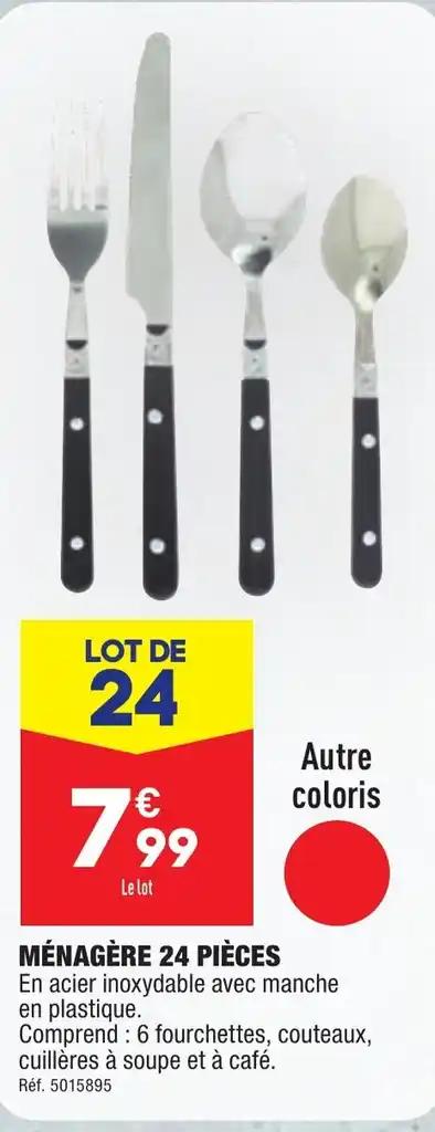 MÉNAGÈRE 24 PIÈCES