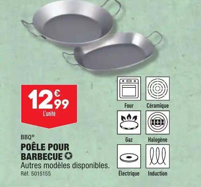 POÊLE POUR BARBECUE ✪