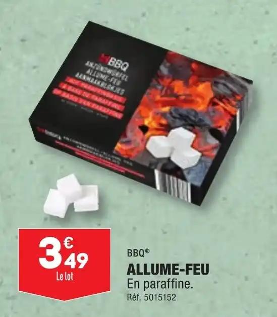 ALLUME-FEU En paraffine.