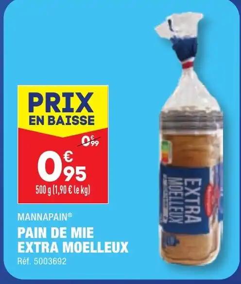 PAIN DE MIE EXTRA MOELLEUX