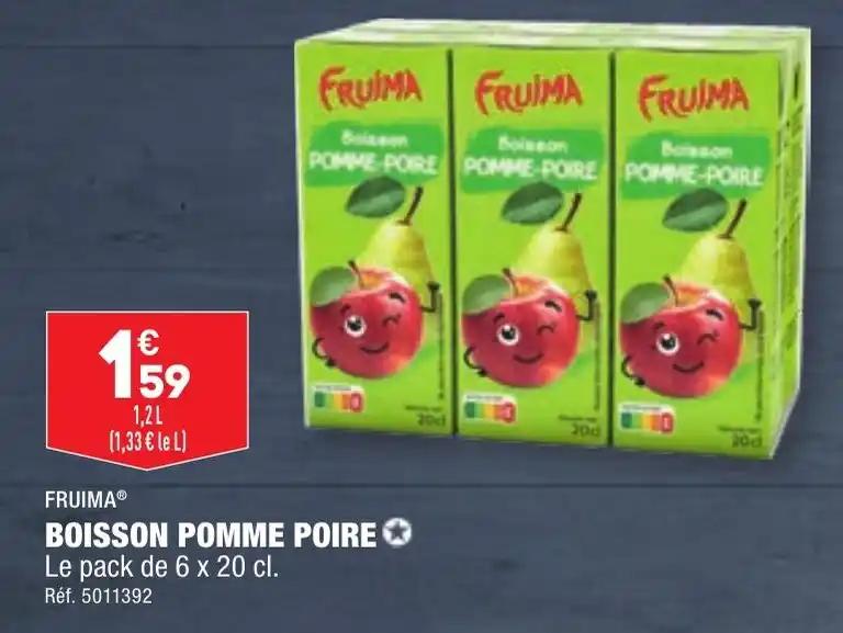 FRUIMA® BOISSON POMME POIRE ✪