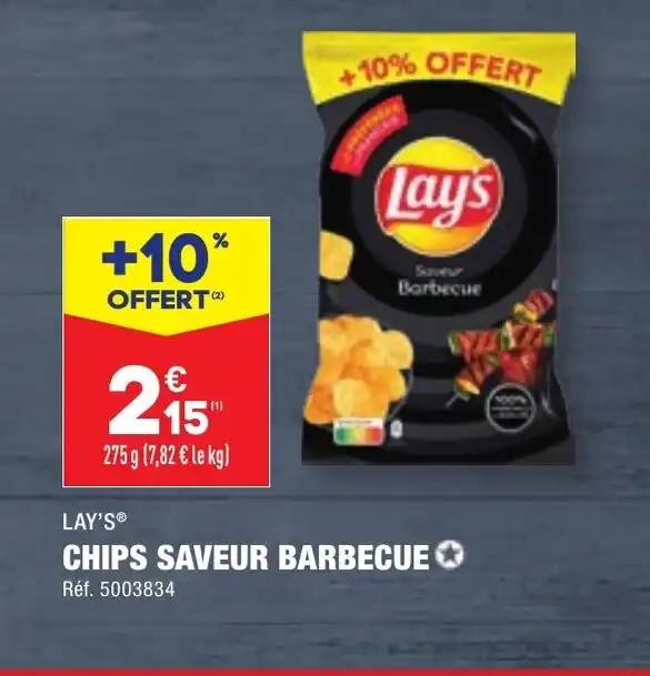 CHIPS SAVEUR BARBECUE✪