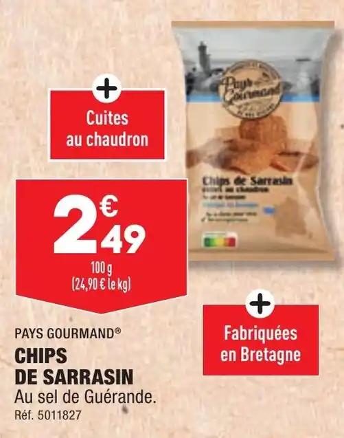 CHIPS DE SARRASIN