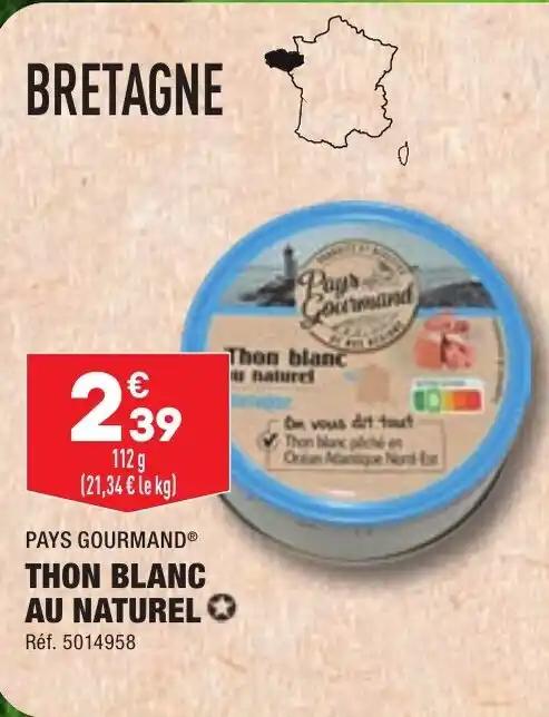 THON BLANC AU NATUREL✪