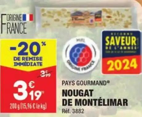 NOUGAT DE MONTÉLIMAR