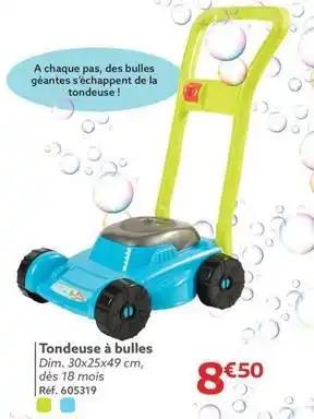 Tondeuse à bulles