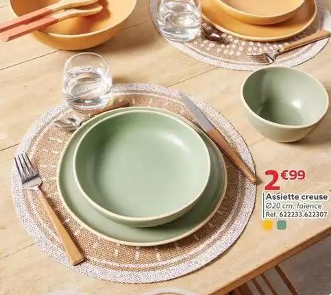 Assiette creuse
