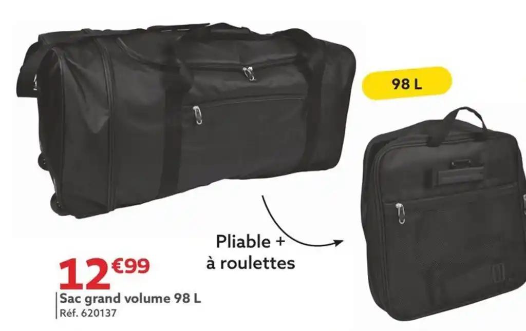 Sac grand volume 98 L