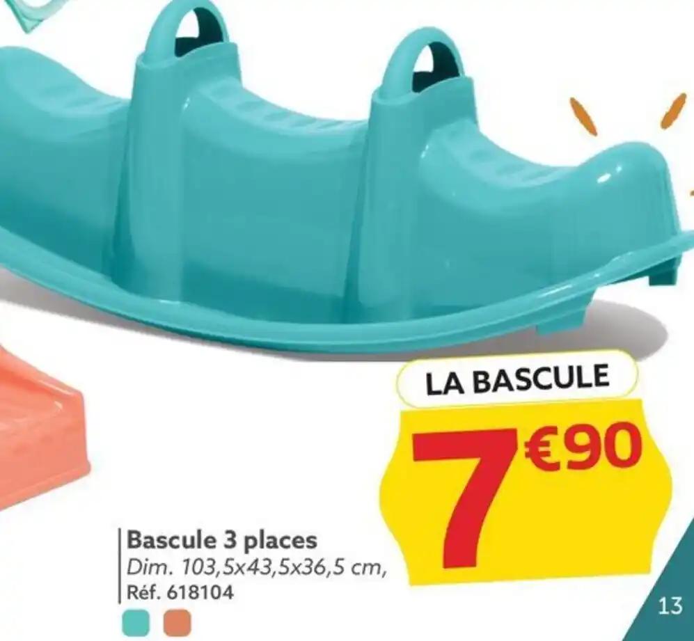 Bascule 3 places