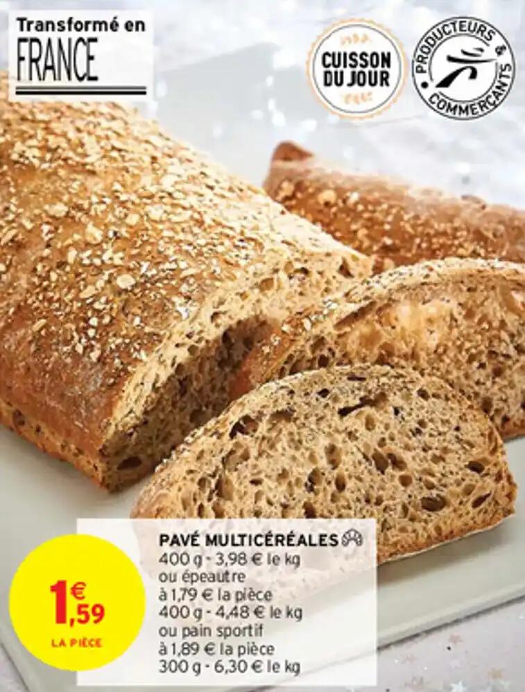PAVÉ MULTICÉRÉALES