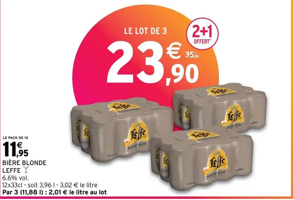 BIÈRE BLONDE LEFFE
