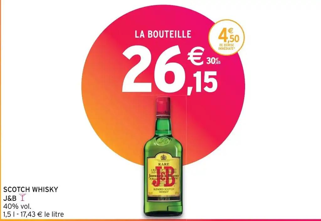 SCOTCH WHISKY J&B