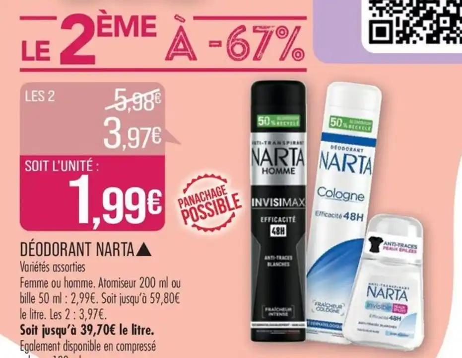 DÉODORANT NARTA