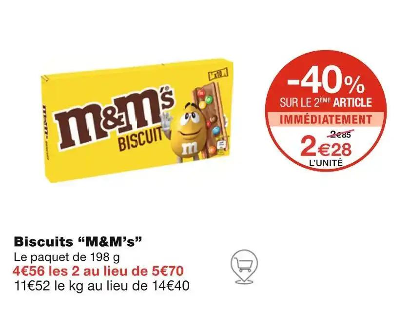 M&M’s Biscuits