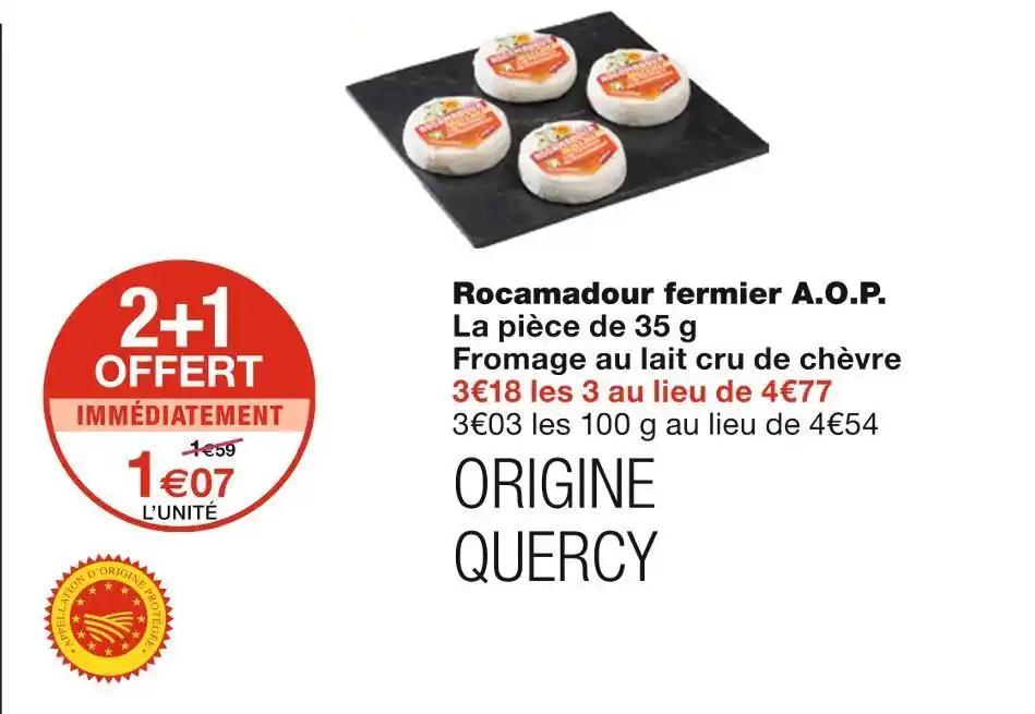 Rocamadour fermier A.O.P
