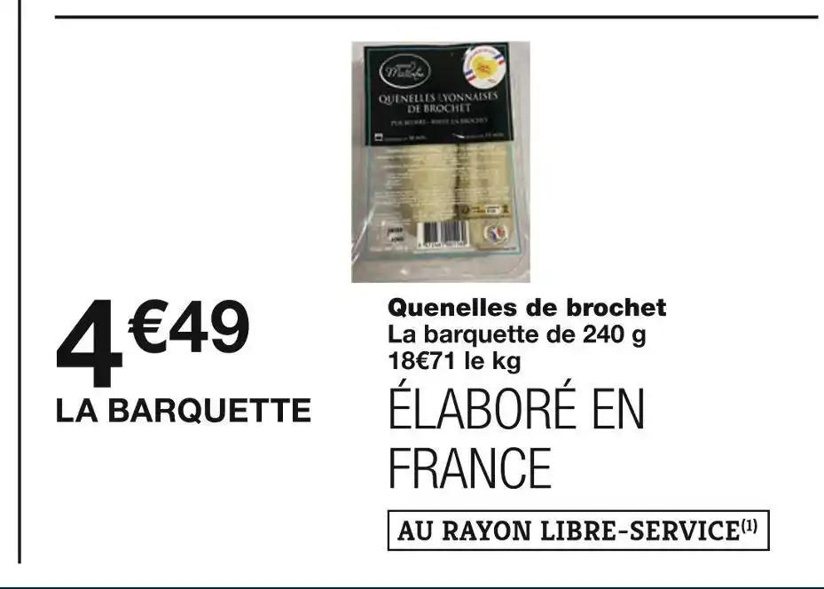 Quenelles de brochet