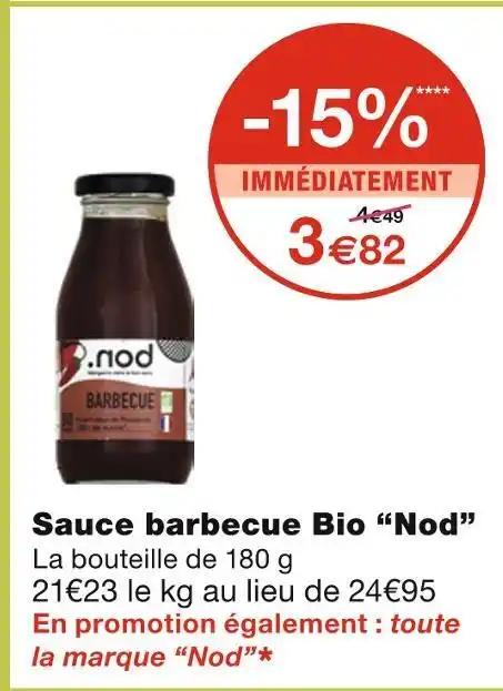 Nod Sauce barbecue Bio
