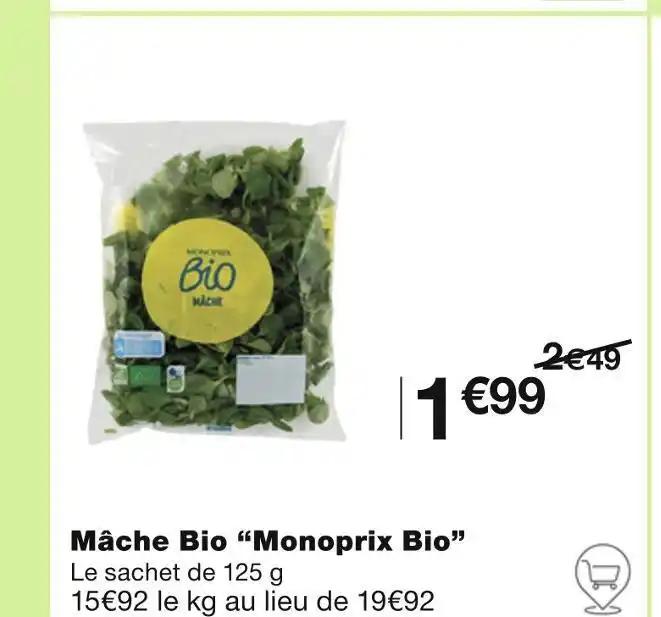 Monoprix Bio Mâche Bio