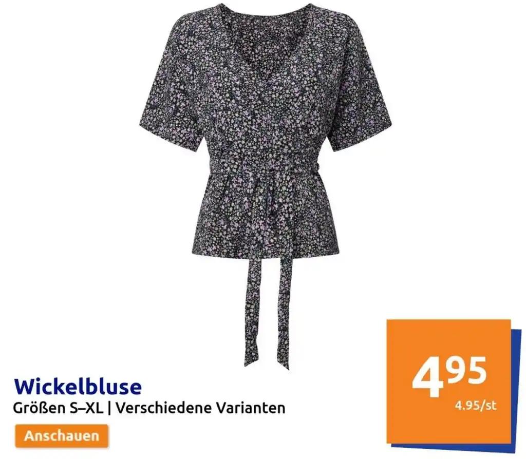 Wickelbluse Größen S-XL