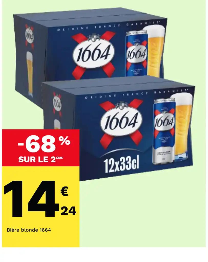 Bière blonde 1664