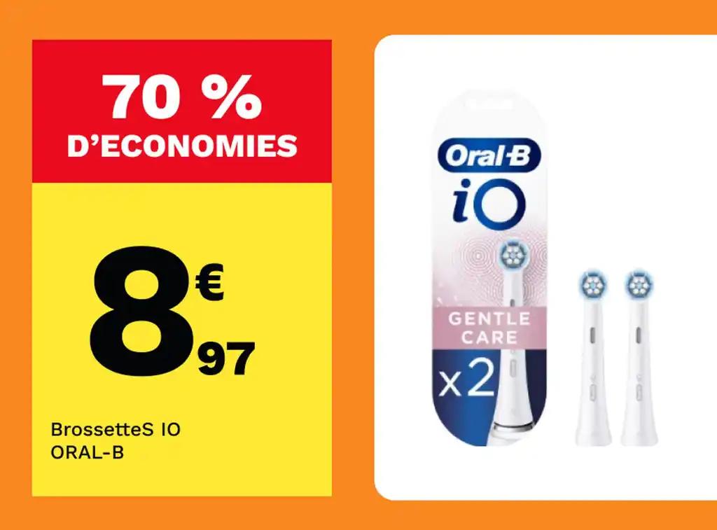Brossettes IO ORAL-B