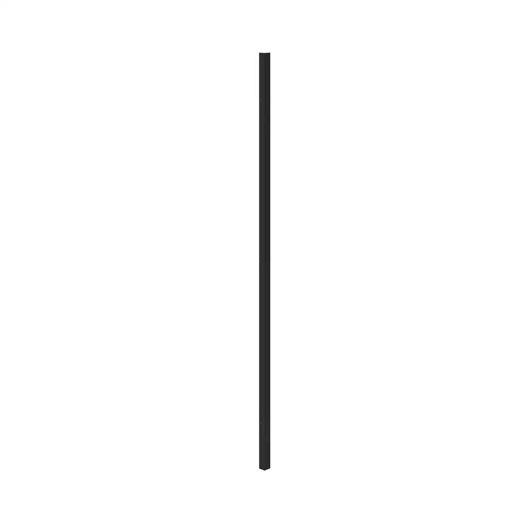 Fileur d'angle GoodHome Pasilla coloris noir en MDF l.20,5 x H.89,5 x ép.1,8 cm