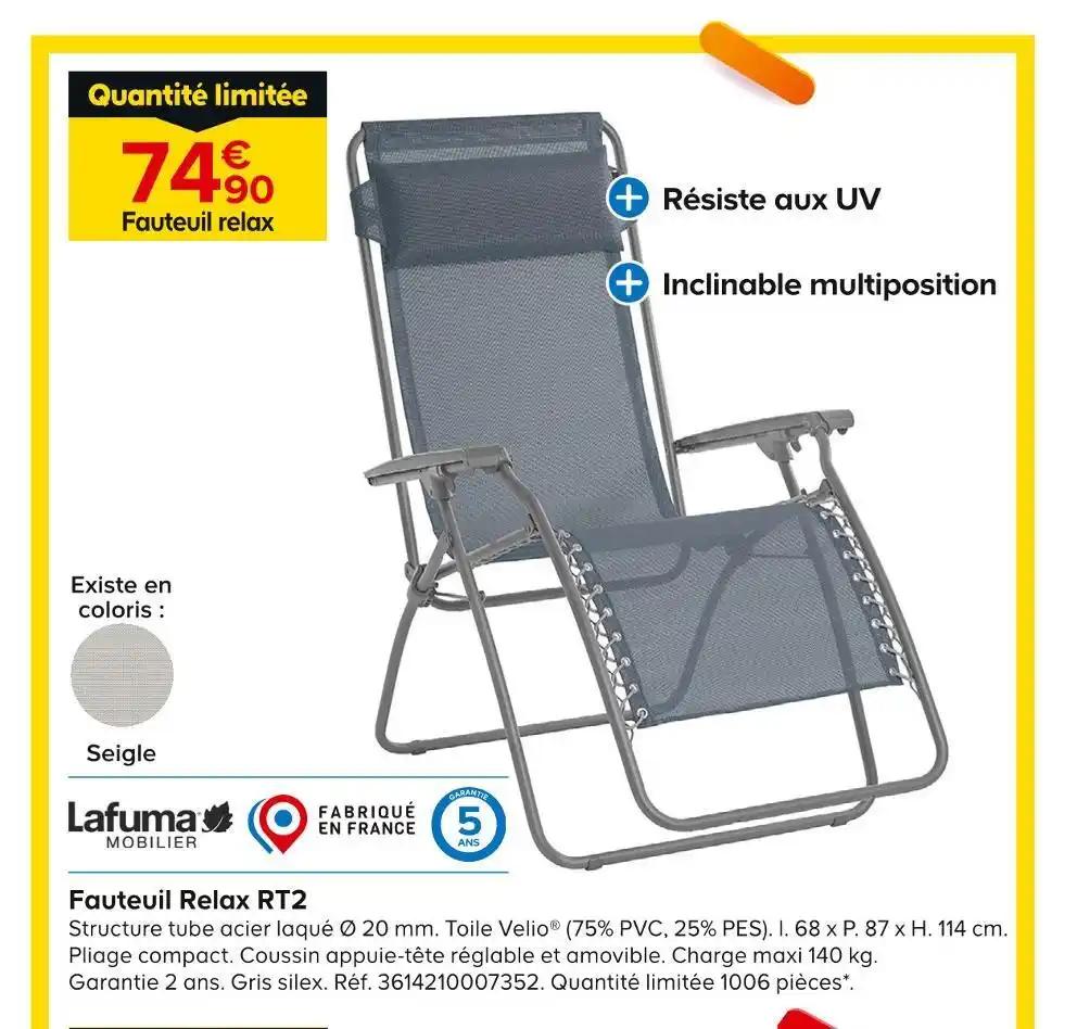 Fauteuil Relax RT2